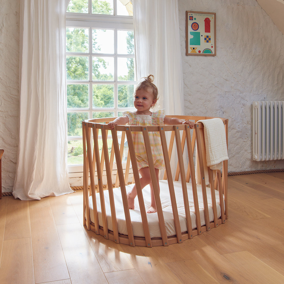 LUGO Umbaubares Babybett 70x90 cm