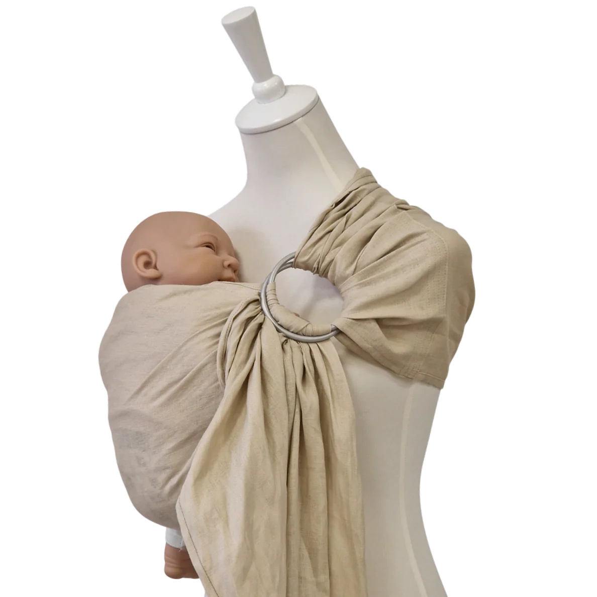 Hänschenklein Leinen-Ringsling - Schnelle Babytrage aus 100 % Leinen