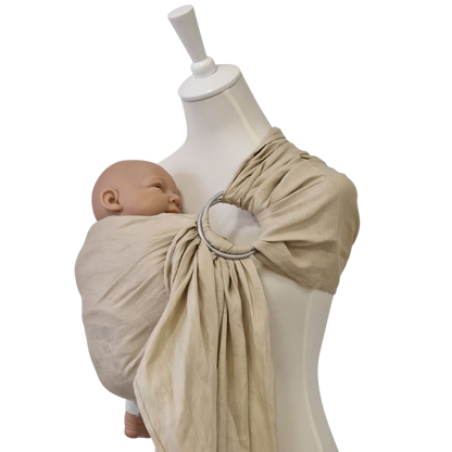 Hänschenklein Leinen-Ringsling - Schnelle Babytrage aus 100 % Leinen