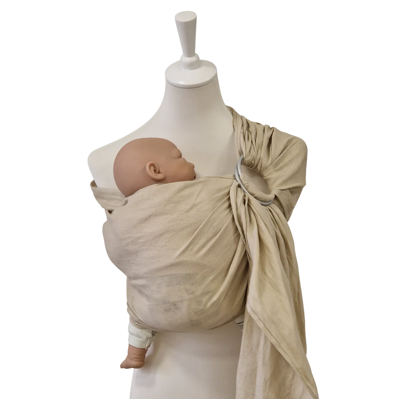 Hänschenklein Leinen-Ringsling - Schnelle Babytrage aus 100 % Leinen