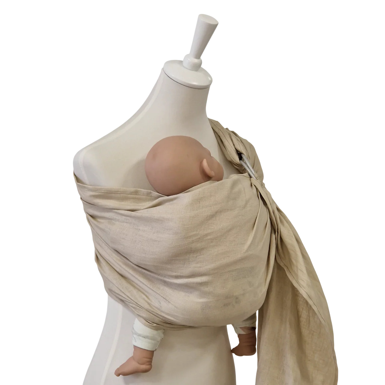 Hänschenklein Leinen-Ringsling - Schnelle Babytrage aus 100 % Leinen
