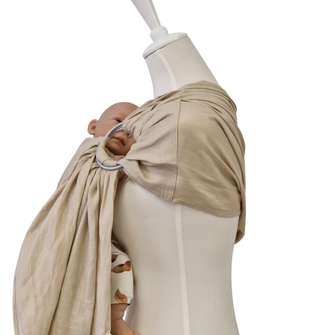 Hänschenklein Leinen-Ringsling - Schnelle Babytrage aus 100 % Leinen