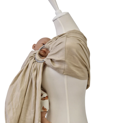 Hänschenklein Leinen-Ringsling - Schnelle Babytrage aus 100 % Leinen