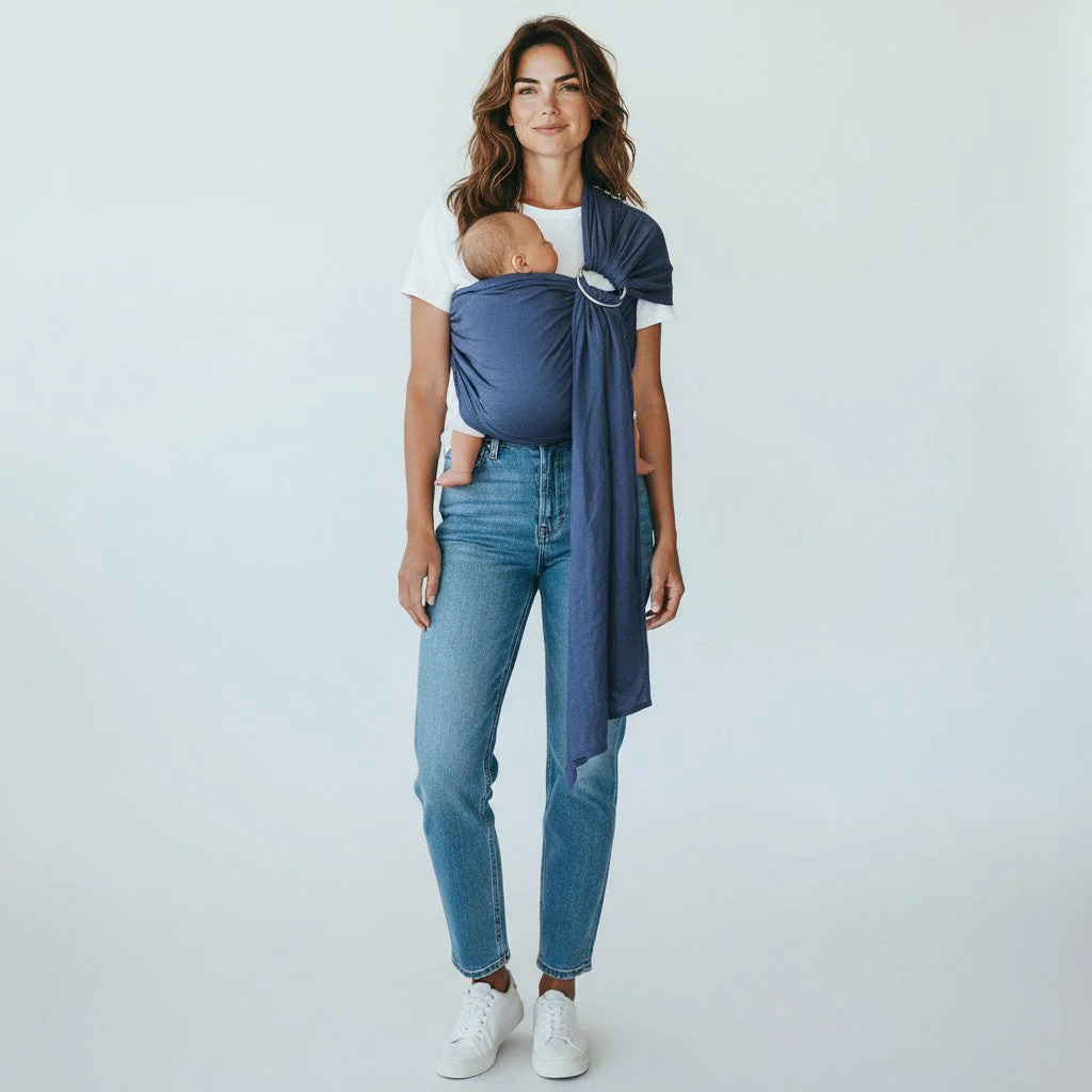 Hänschenklein Leinen-Ringsling - Schnelle Babytrage aus 100 % Leinen