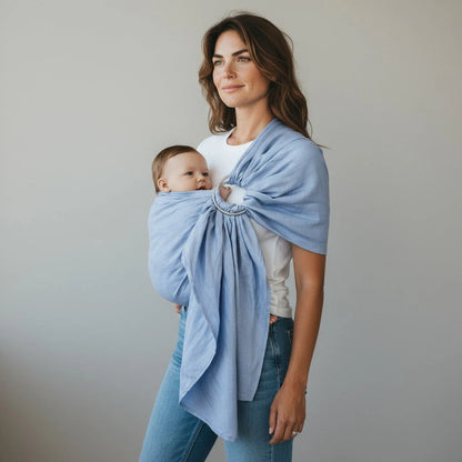 Hänschenklein Leinen-Ringsling - Schnelle Babytrage aus 100 % Leinen