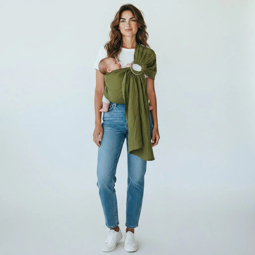 Hänschenklein Leinen-Ringsling - Schnelle Babytrage aus 100 % Leinen