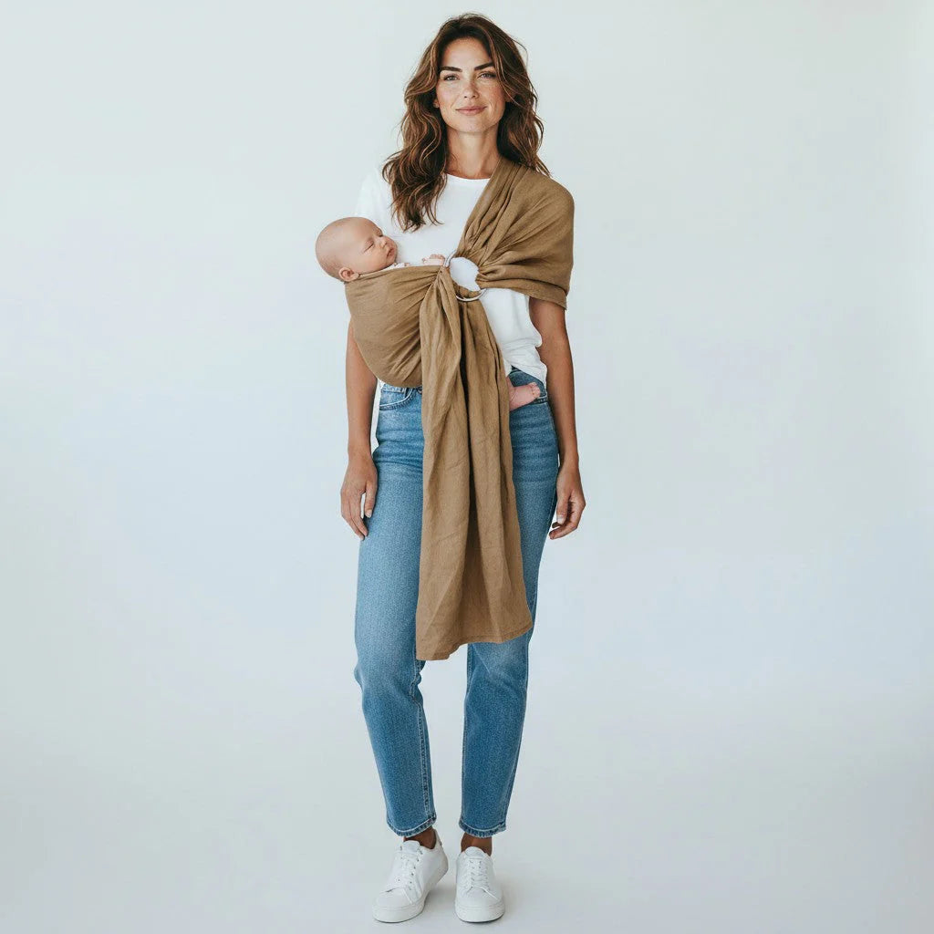Hänschenklein Leinen-Ringsling - Schnelle Babytrage aus 100 % Leinen