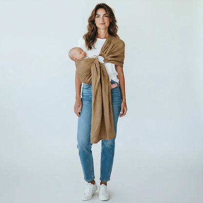 Hänschenklein Leinen-Ringsling - Schnelle Babytrage aus 100 % Leinen