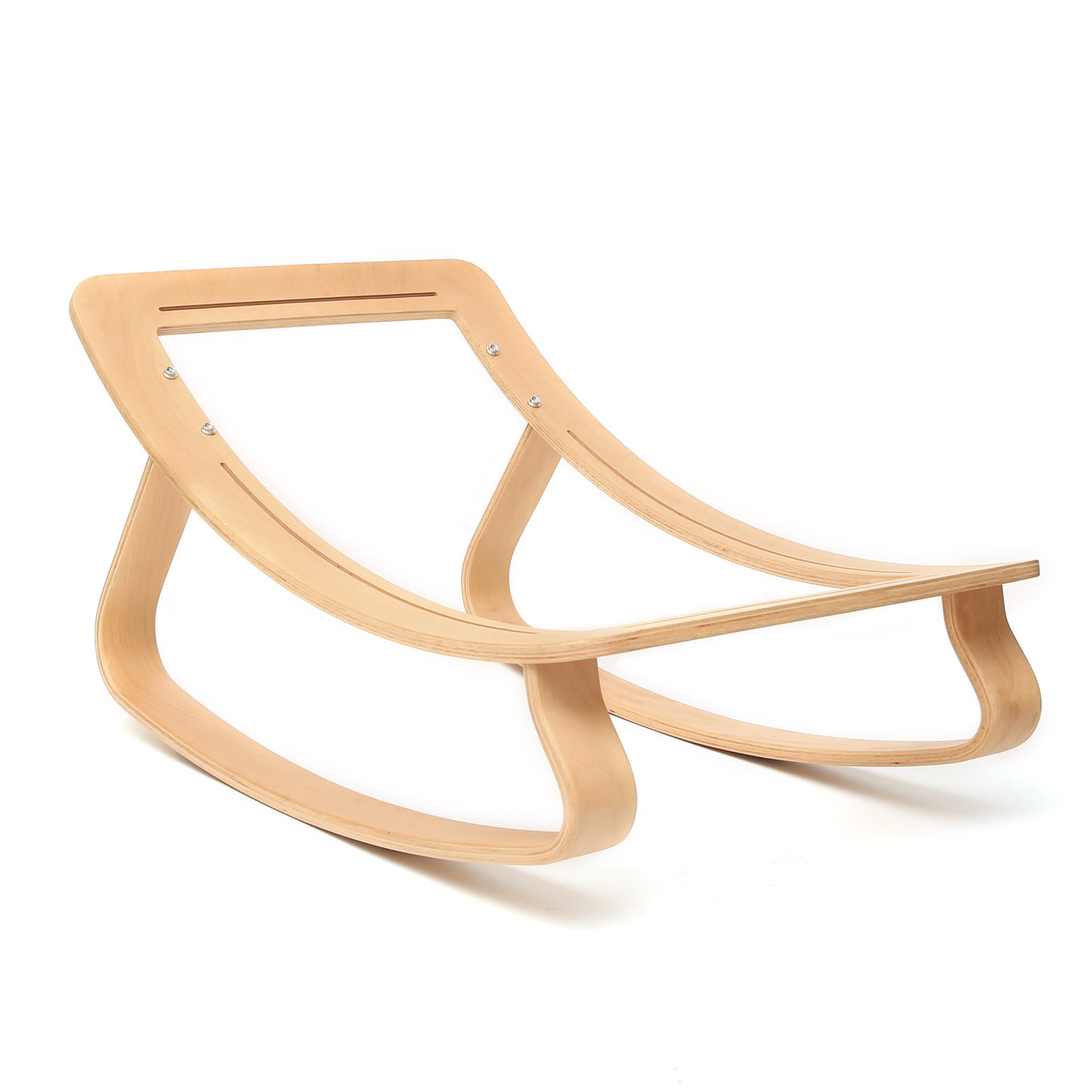 LEVO Design-Babywippe – Wippe aus Echtholz (Bio-Baumwolle)