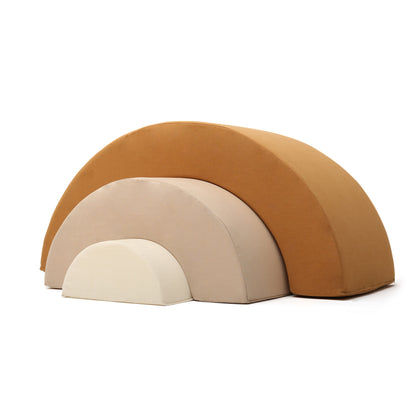 MILO Spielset Regenbogen - Modulares Schaumstoff-Spielzeug & Sitzpouf