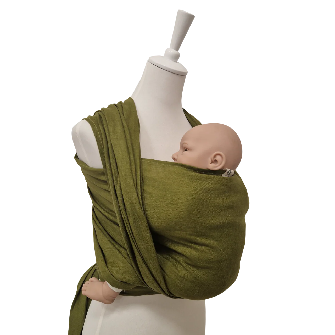 Hänschenklein Leinen-Tragetuch - Atmungsaktiv & Ergonomisch (3,5–20 kg)