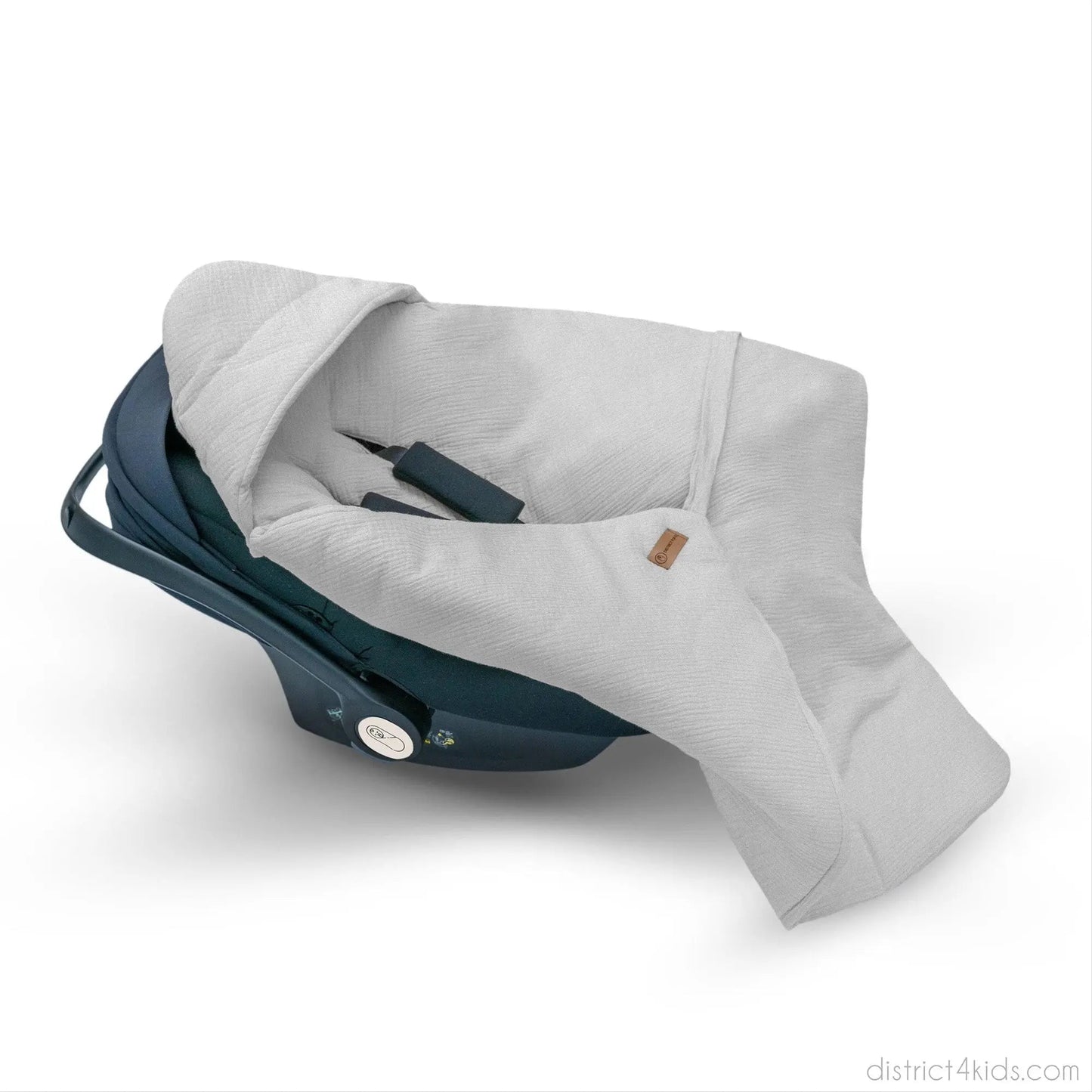 Einschlagdecke Musselin Babyschale - 2.5 TOG Ganzjahres-Decke für Maxi-Cosi, Cybex & Co.