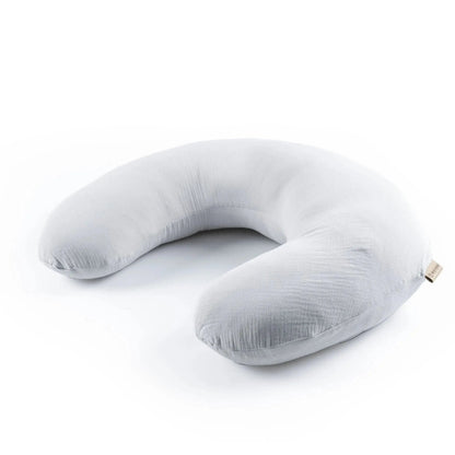 Stillkissen U-Form Musselin - Ergonomisches Schwangerschafts- & Stillkissen mit abnehmbarem Bezug