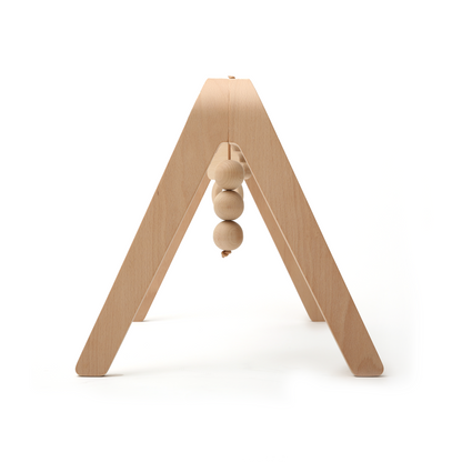 NAHO Spielbogen aus Holz - Minimalistisches Baby-Gym aus Buche