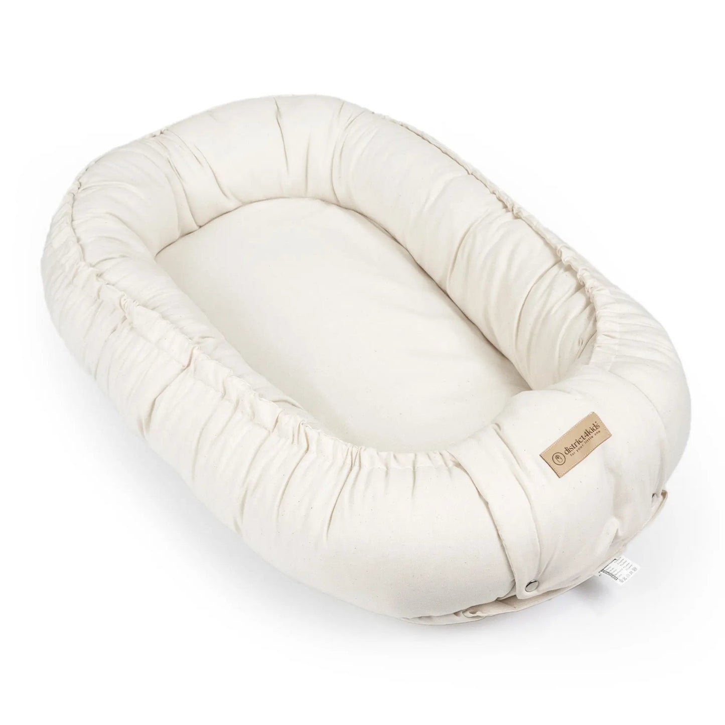 Babynest Bio-Baumwolle - Mitwachsendes Kuschelnest aus reiner Naturbaumwolle