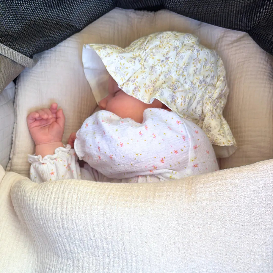 Babyschlafsack Sleepy Musselin - 2.5 TOG Ganzjahres-Schlafsack ab Geburt