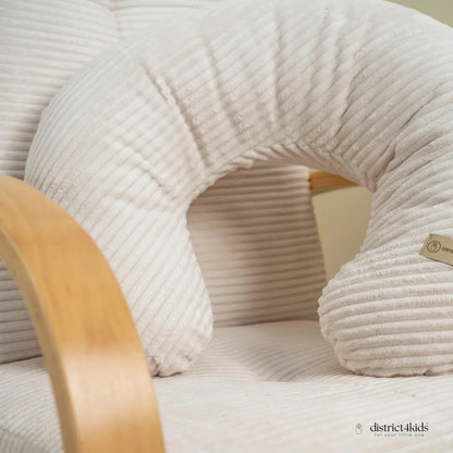 Stillkissen U-Form Cord - Ergonomisches Schwangerschaftskissen mit abnehmbarem Bezug