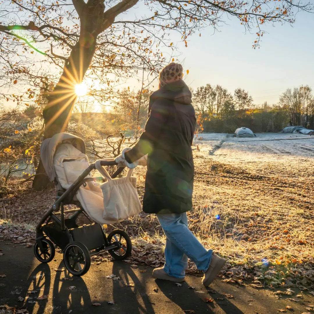 Winterfußsack Bouclé - Kuscheliger 3.5 TOG Fußsack aus recyceltem rPET