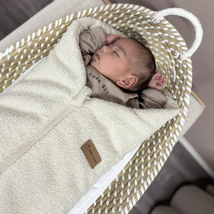 Pucksack Bouclé - 2.5 TOG Ganzjahres-Pucksack aus Bio-Baumwolle & rPET