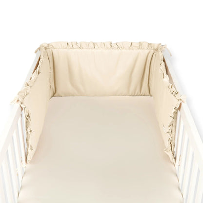 Bettumrandung Rüschen - Handgefertigtes Nestchen für Beistellbett und Babybett