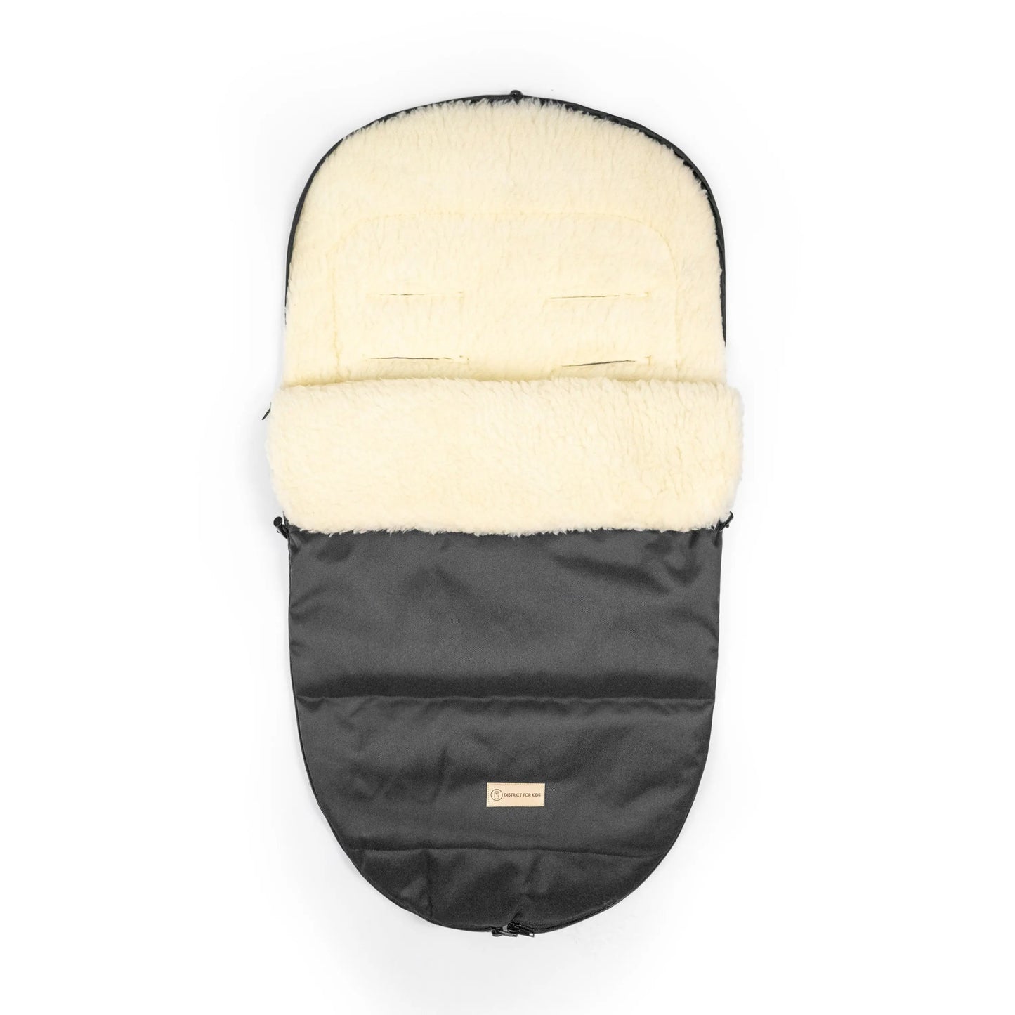 Winterfußsack Merino - Wasserdichter Baby-Fußsack mit Schafwollfutter für Kinderwagen & Schlitten