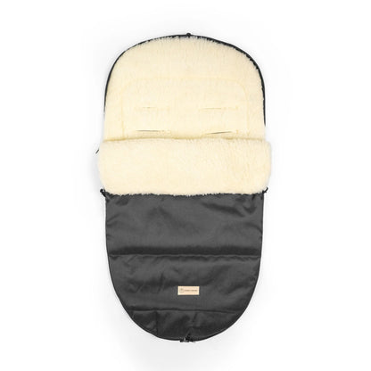 Winterfußsack Merino - Wasserdichter Baby-Fußsack mit Schafwollfutter für Kinderwagen & Schlitten