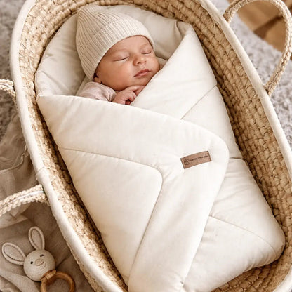 Babyhörnchen Bio-Baumwolle - 2.5 TOG Einschlagdecke & Krabbeldecke aus Naturbaumwolle