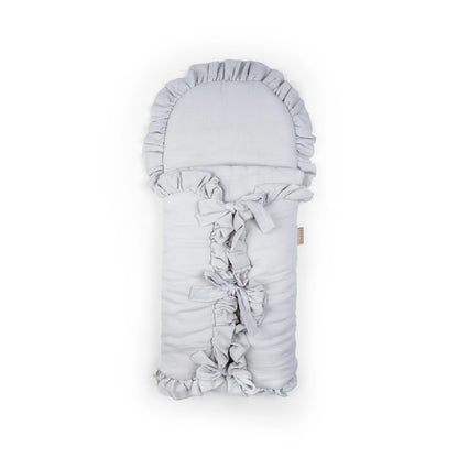 Schlafsack Cuddly Musselin - 2.5 TOG Ganzjahres-Schlafsack mit Puckeffekt und Rüschen