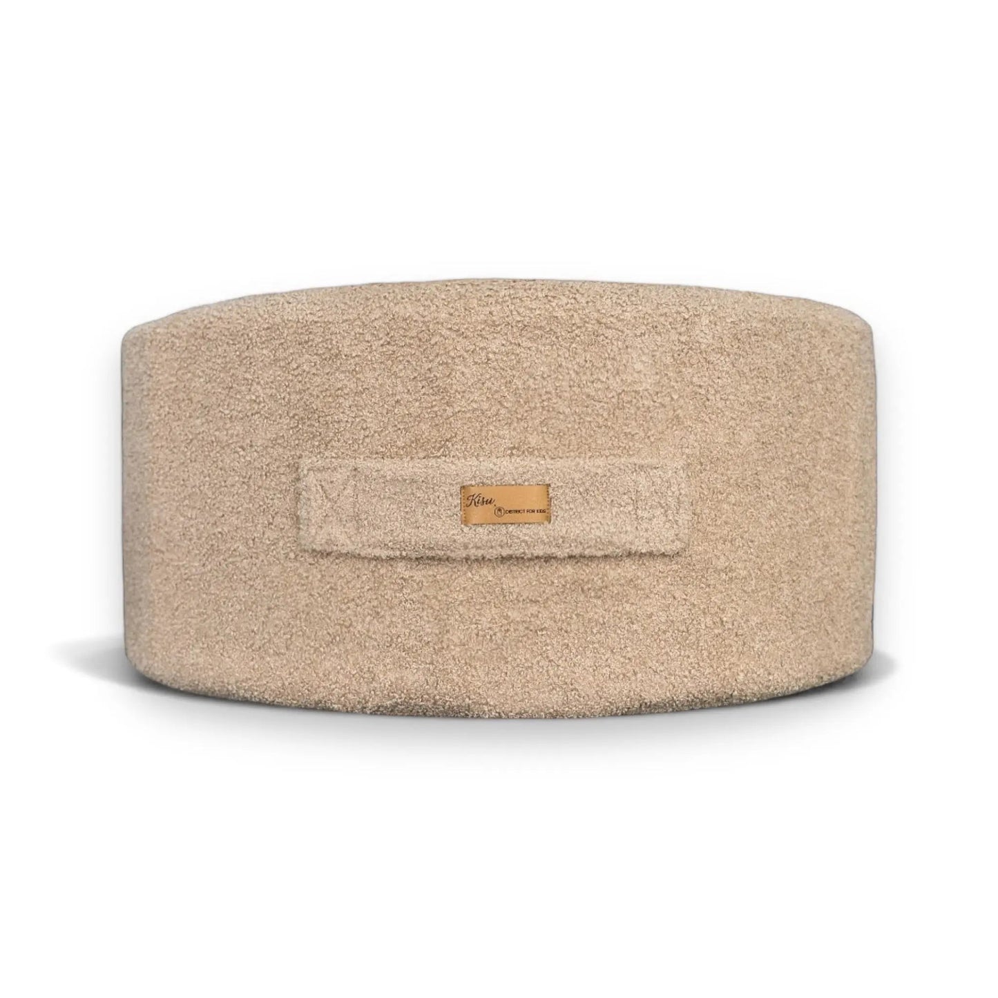 Sitzsack Bouclé mit Stauraum - Teddy-Sitzkissen "Hide & Seat" fürs Kinderzimmer