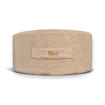Sitzsack Bouclé mit Stauraum - Teddy-Sitzkissen "Hide & Seat" fürs Kinderzimmer