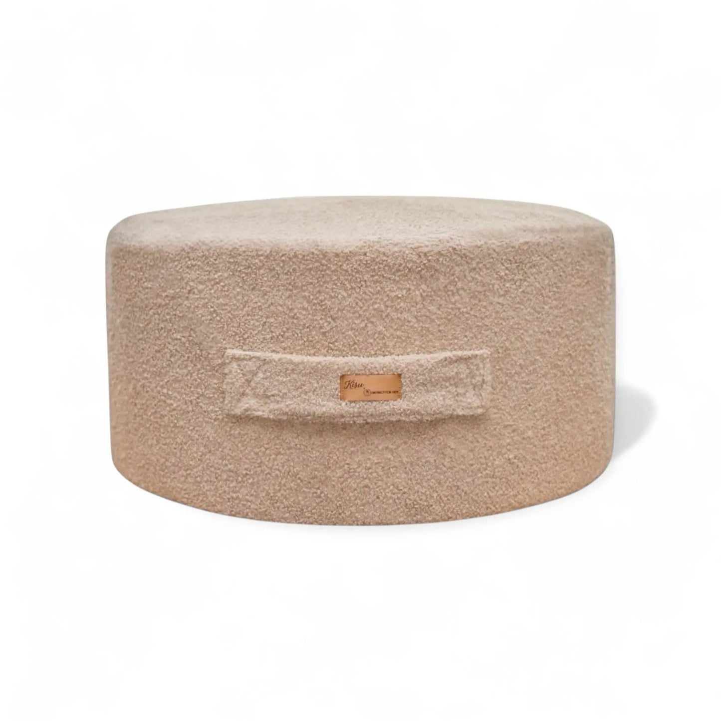 Sitzsack Bouclé mit Stauraum - Teddy-Sitzkissen "Hide & Seat" fürs Kinderzimmer