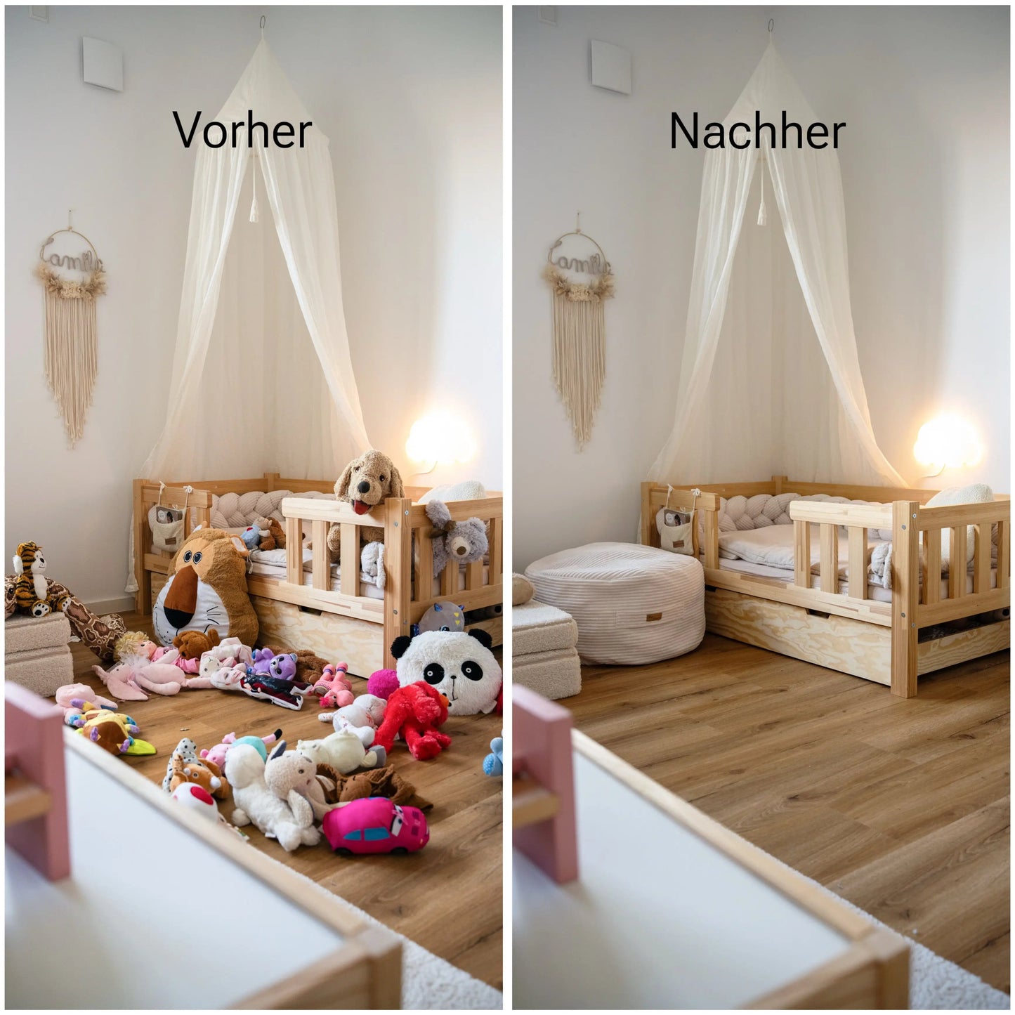 Sitzsack Cord mit Stauraum - Kinderzimmer Sitzkissen "Hide & Seat"