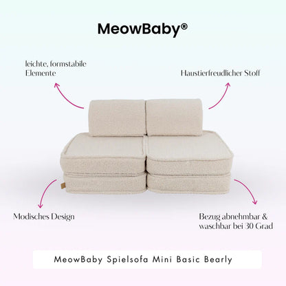 MeowBaby Spielsofa Mini Basic Bearly