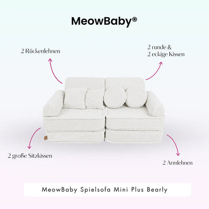 MeowBaby Spielsofa Mini Plus Bearly