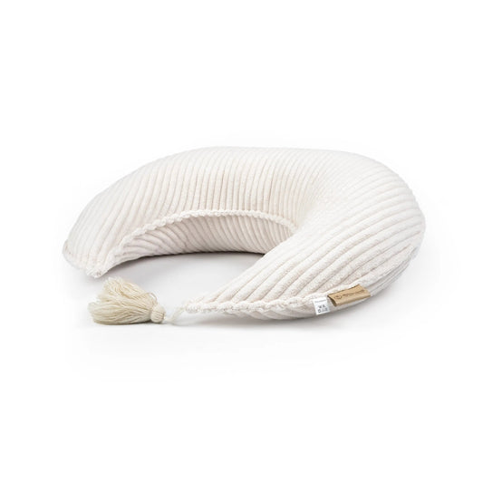 Stillkissen Halbmond Cord - Ergonomisches Still- & Schwangerschaftskissen im modernen Cord-Design