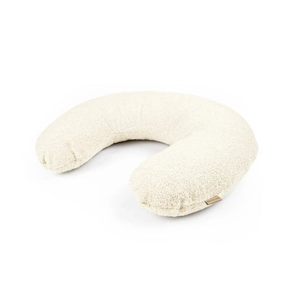 Stillkissen U-Form Bouclé - Ergonomisches Halbmond-Stillkissen aus weichem Teddystoff