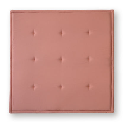 TAMI Spielmatte 95x95 cm - Weiche Baby-Krabbelmatte aus Bio-Baumwolle