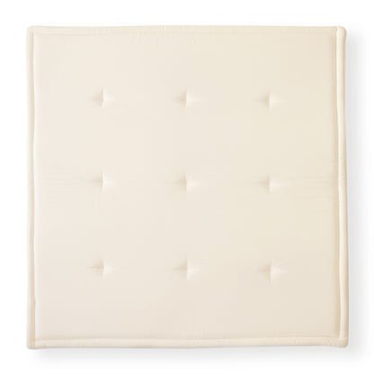TAMI Spielmatte 95x95 cm - Weiche Baby-Krabbelmatte aus Bio-Baumwolle