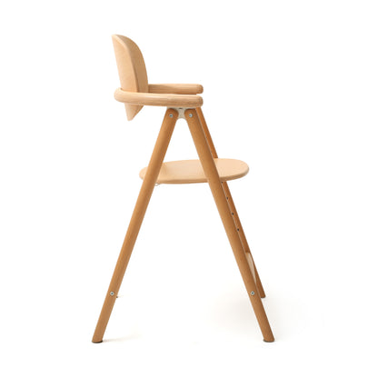 TOBO Holz-Babyhochstuhl - Mitwachsender Design-Stuhl aus Buche