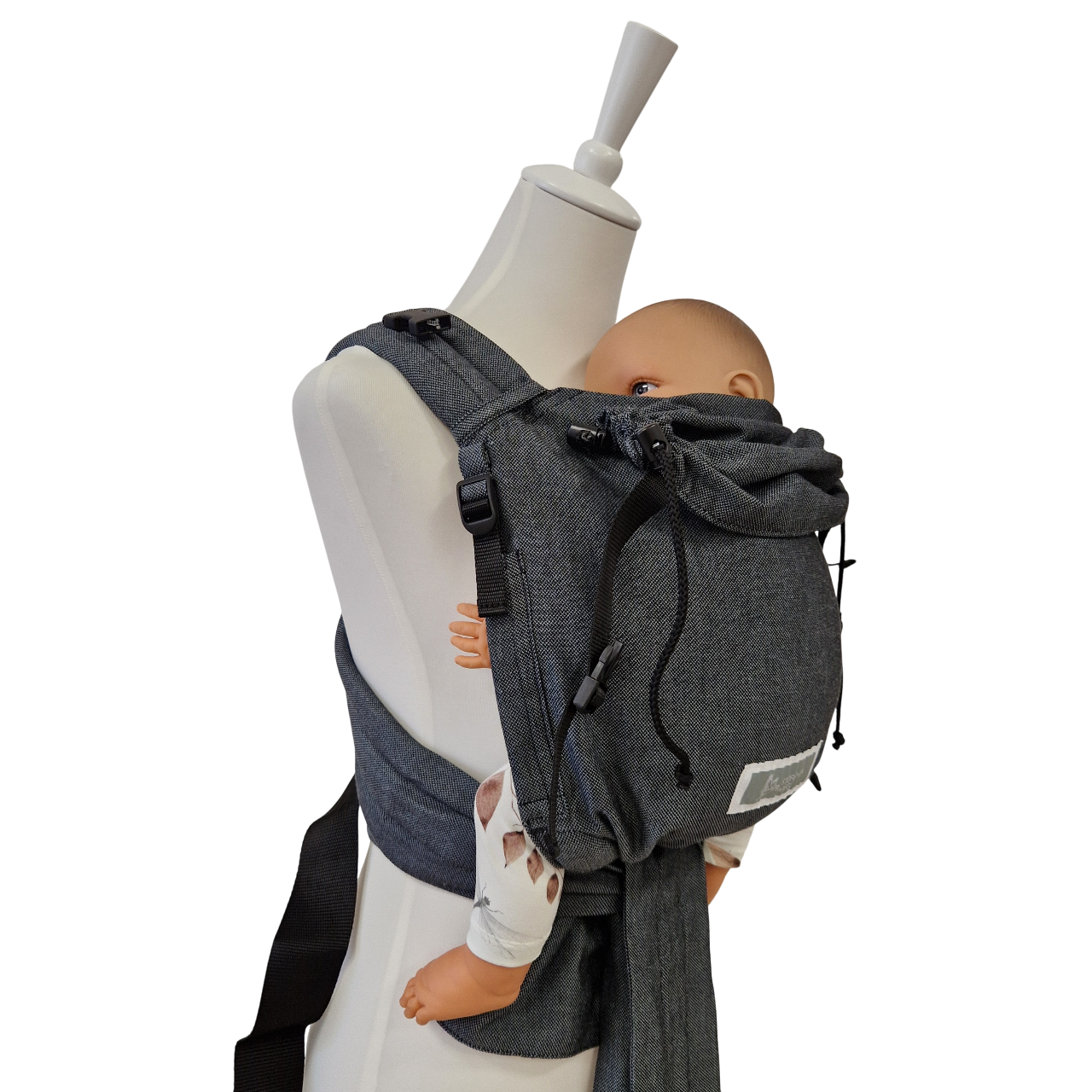 Talemo Babytrage ab Geburt - Ergonomische Half-Buckle Trage aus Baumwolle