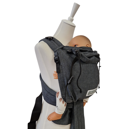 Talemo Babytrage ab Geburt - Ergonomische Half-Buckle Trage aus Baumwolle