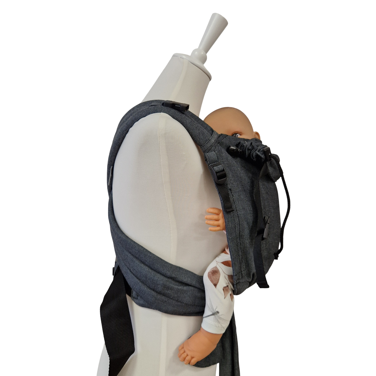Talemo Babytrage ab Geburt - Ergonomische Half-Buckle Trage aus Baumwolle