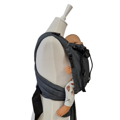 Talemo Babytrage ab Geburt - Ergonomische Half-Buckle Trage aus Baumwolle