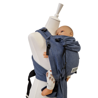 Talemo Babytrage ab Geburt - Ergonomische Half-Buckle Trage aus Baumwolle