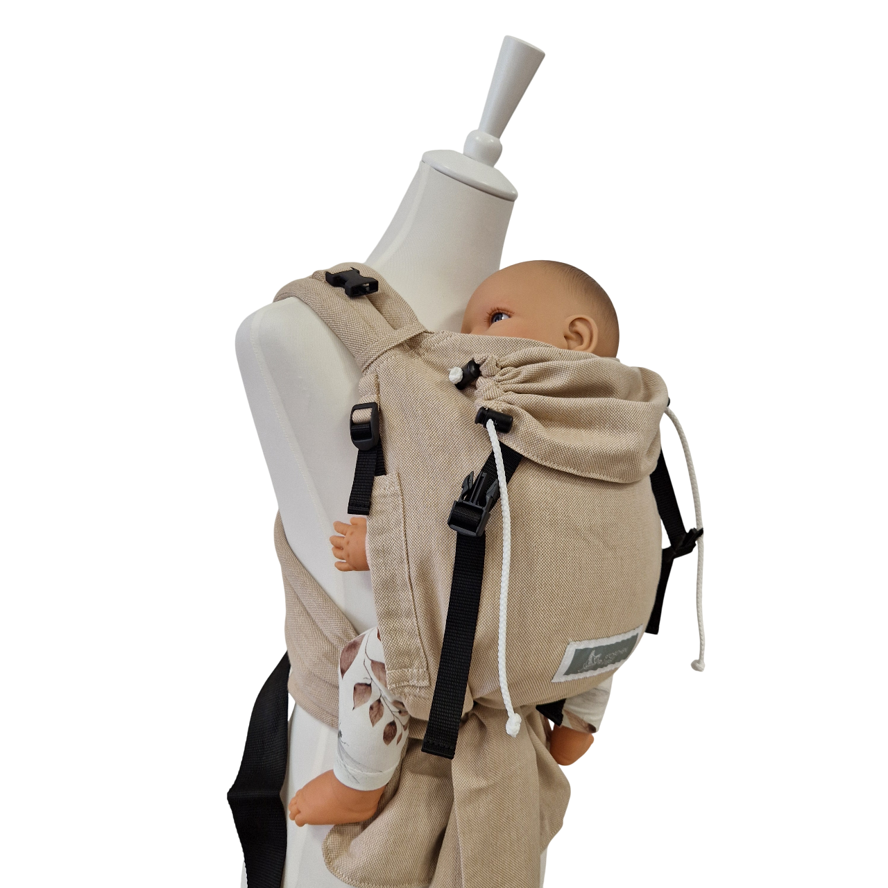 Talemo Babytrage ab Geburt - Ergonomische Half-Buckle Trage aus Baumwolle