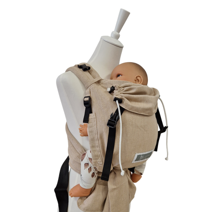 Talemo Babytrage ab Geburt - Ergonomische Half-Buckle Trage aus Baumwolle