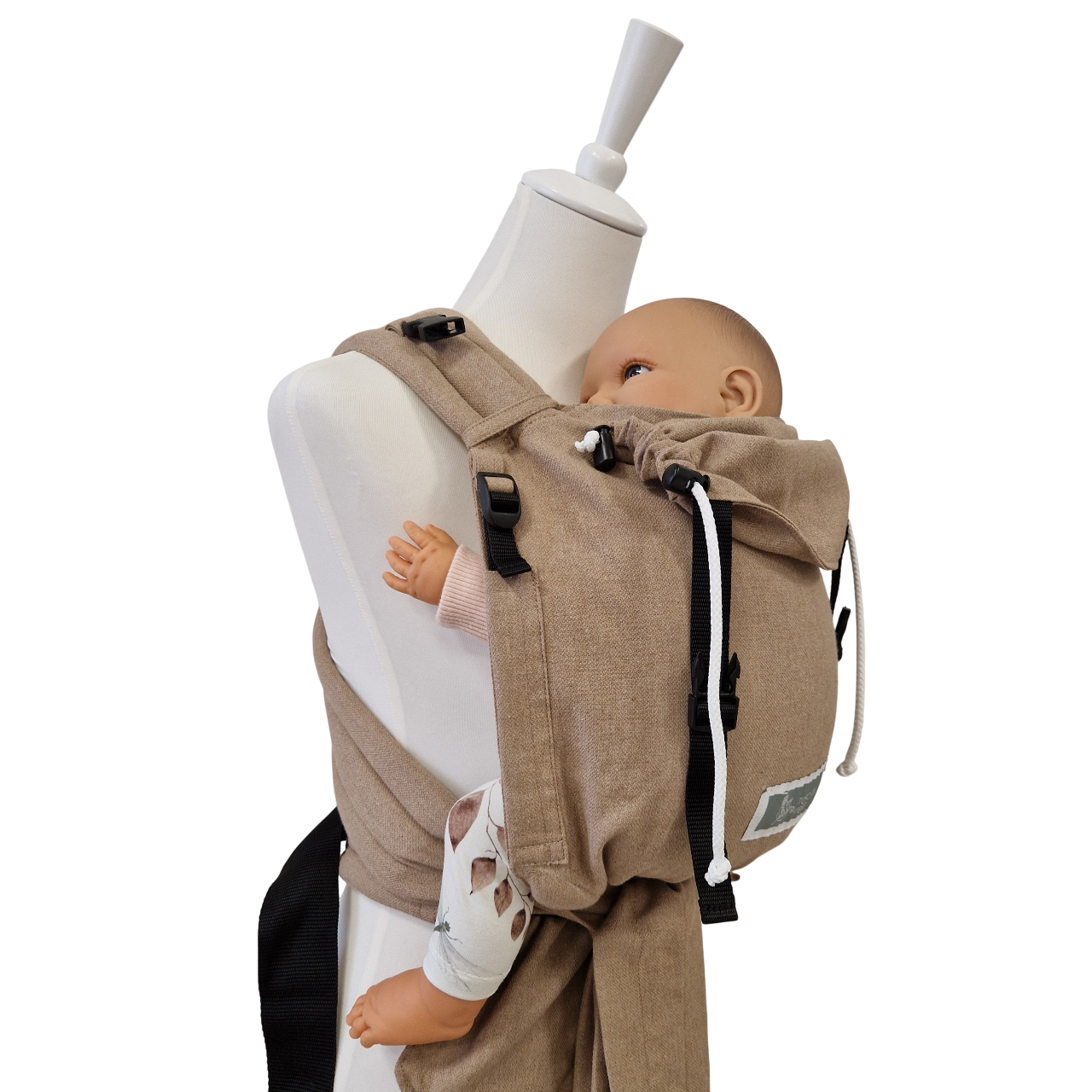 Talemo Babytrage ab Geburt - Ergonomische Half-Buckle Trage aus Baumwolle