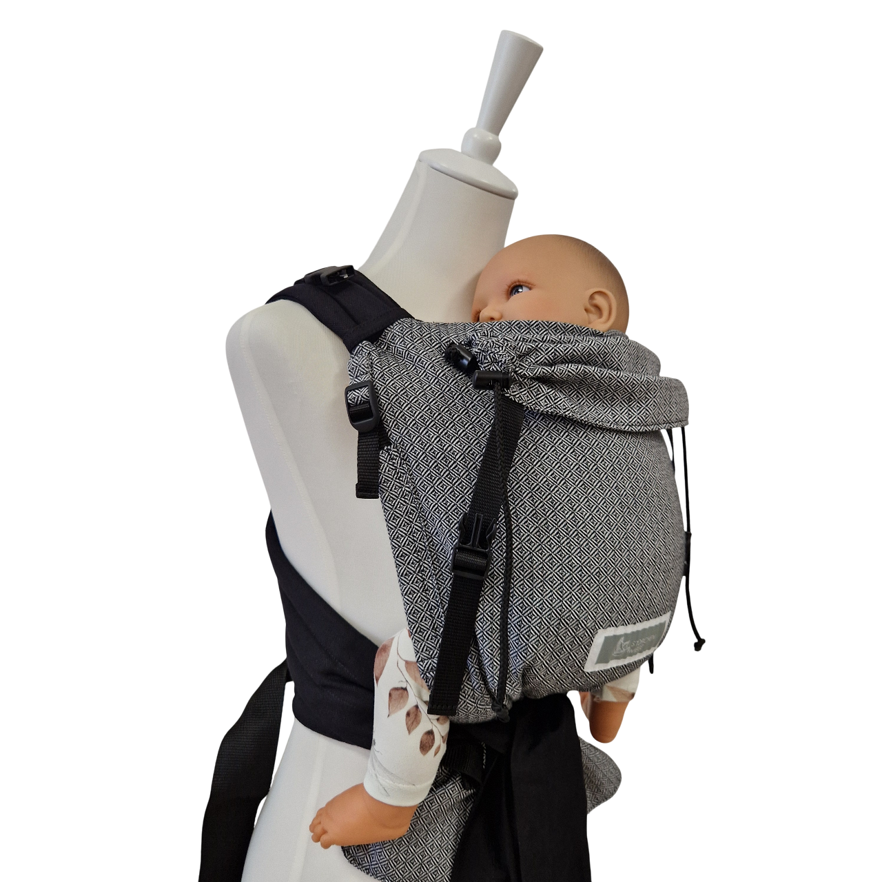 Talemo Babytrage ab Geburt - Ergonomische Half-Buckle Trage aus Baumwolle