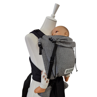 Talemo Babytrage ab Geburt - Ergonomische Half-Buckle Trage aus Baumwolle