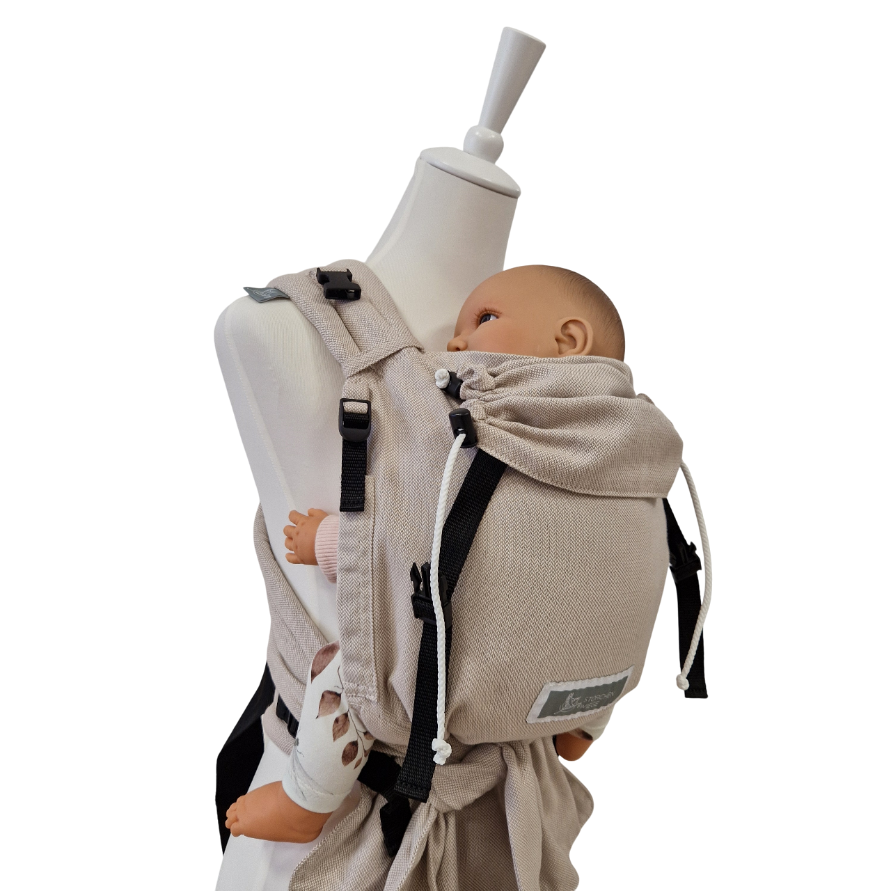 Talemo Babytrage ab Geburt - Ergonomische Half-Buckle Trage aus Baumwolle